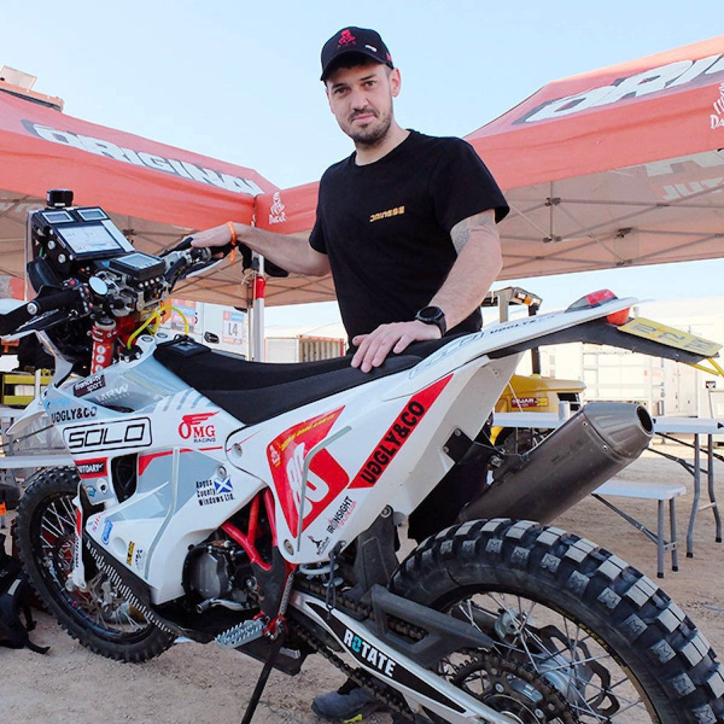 James Hillier - From Douglas To Dakar! Taking Flexi Plates™ along for the ride!